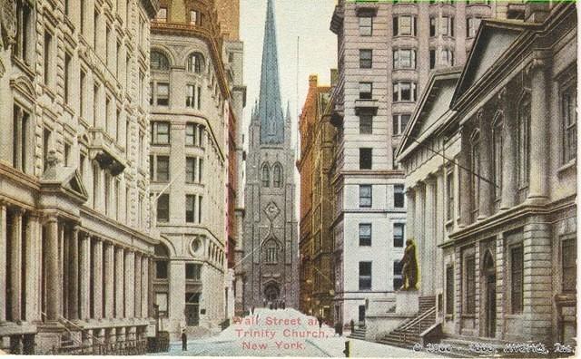 Wall Street

Assay Office and

Sub Treasury at right