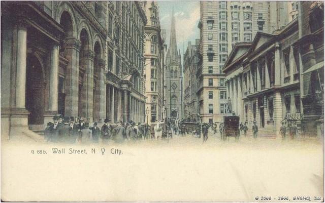 Wall Street, 1901

Assay Office and

Sub Treasury at right