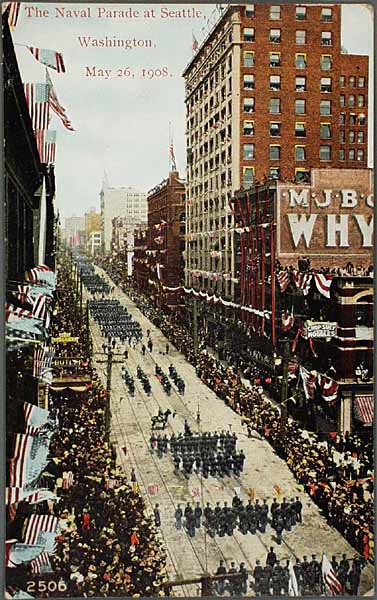 Naval Parade at Seattle
May 26, 1908