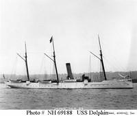 U.S.S. Dolphin
The Secretary of the Navy's Dispatch Vessel, was originally designated to carry $800,000 to the fleet at Hampton