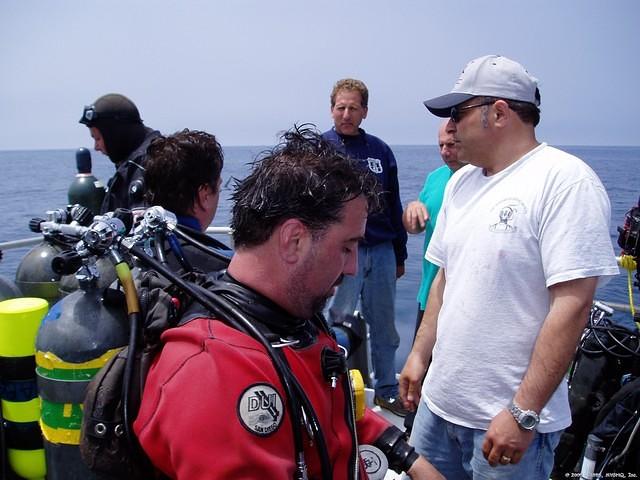 2004 Survey - Phase I

Sea Hunter III, Post Hooking In

Josep (gearing up), John, Kevin
Wes, Sal, Mark