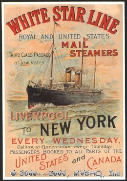 RMS Oceanic

White Star Line

Advertising Poster