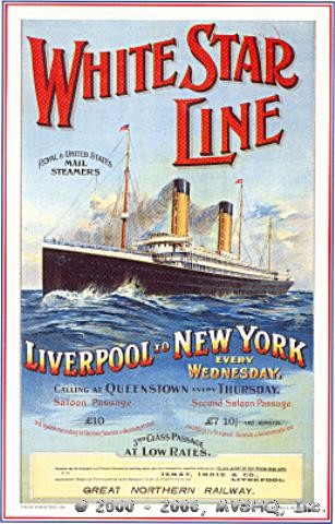 RMS Oceanic

White Star Line

Advertising Poster