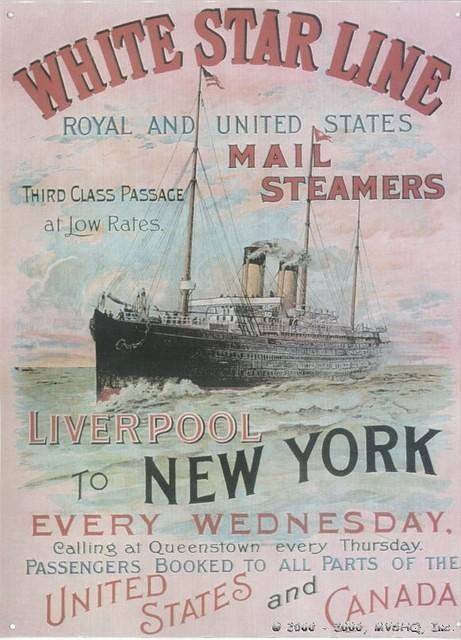 RMS Oceanic

White Star Line

Advertising Poster