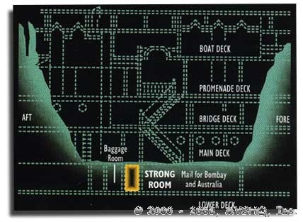 SS Egypt
Strongroom Location