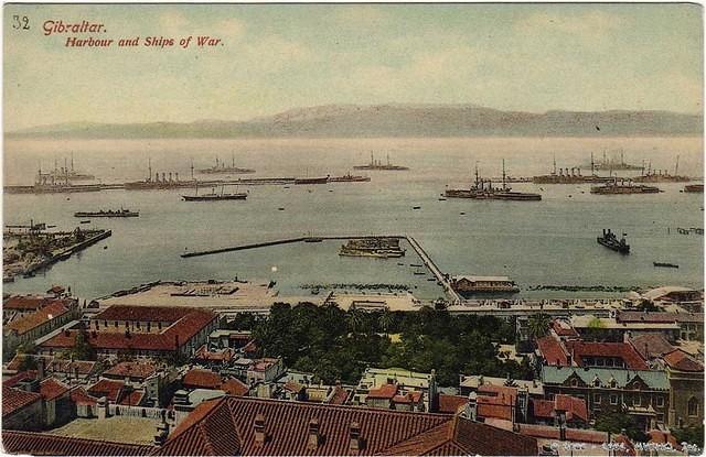 Gibraltar Harbour
and Ships of War
undated