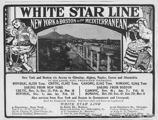 Advertisement, Republic on New York Service

October 1904