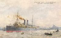 P&O Lines (Peninsular and Oriental Steam Navigation Co.) RMS Egypt