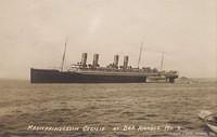 IMS Kronprinzessin Cecilie

disguised as White Star Line's [i]Olympic[/i]

at Bar Harbor, Maine, upon her return to the US.