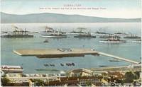 GIBRALTAR

View of the Harbour

and Part of the American

and Russian Fleets (undated)