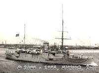 [b]Danish Warship then at Gibraltar[/b]

Cruiser Heimdal

arrived January 29, 1909