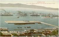 GIBRALTAR

View of the Harbour and Part of the American and Russian Fleets

(Caption position at right.)