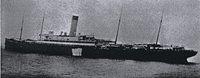 Republic after collision, taken by Baltic's H.J. Tattersall